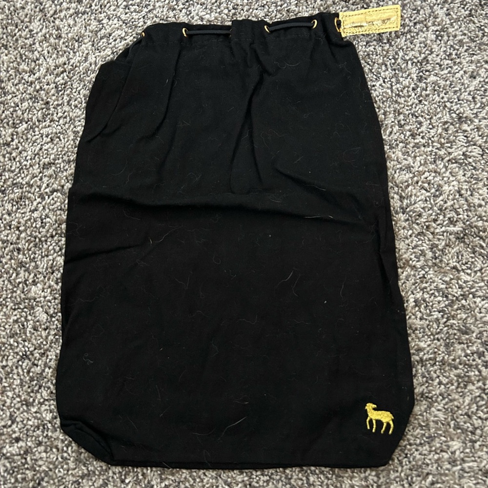 L.A.M.B. Black and Gold Mini Dust Bag